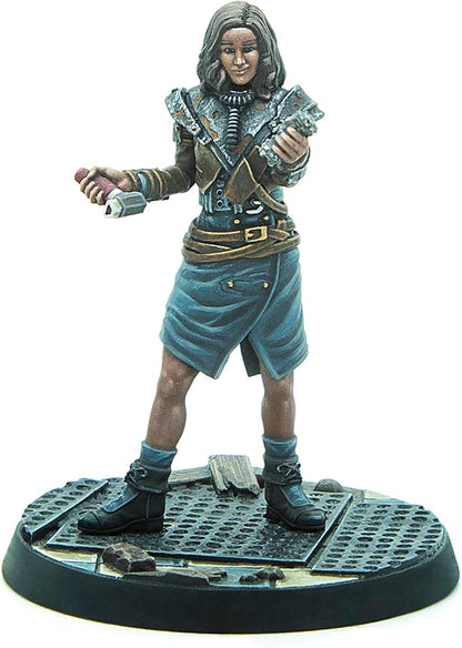 Modiphius Entertainment: Fallout: Wasteland Warfare Raiders - Operators Bosses - 3 Figures Nuka World Wave 32mm Multi-Part Resin Unpainted Mniatures