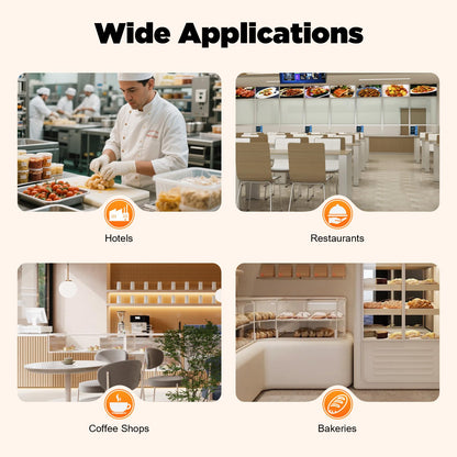 300 Slices/Hour Commercial Conveyor Toaster, 2200W Electric Restaurant Toaster for Toast Bun Bagel Bread, Heavy Duty Stainless Steel Industrial Toaster Oven for Café, Buffet, Bakery