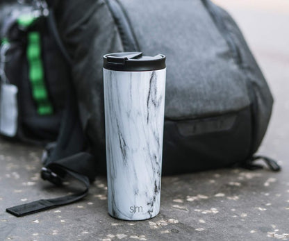 Simple Modern Tumbler Lids | 3 Pack | Reusable Replacements ONLY Fits Simple Modern, S|M | Stainless Steel Classic, Journey, Scout Travel Coffee Mug Water Bottle | Classic Collection | Malibu