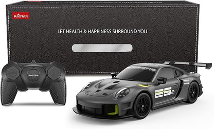RASTAR Porsche 911 GT2 RS Model Car 1:24 Scale RC Porsche 911 GT2 RS Clubsport 25 Remote Control Car for for Kids Adults RC Sports Supercar Grey