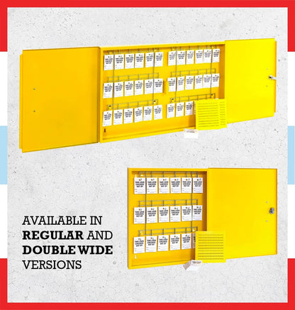 Windy City Cabinet Lockout Tagout Kit, Padlock Control Center for Safe Padlock Storage