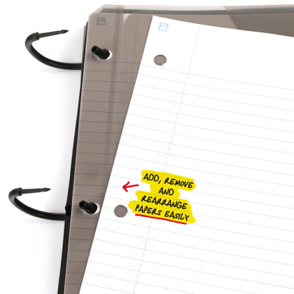 Five Star Flex Refillable Notebook + Study App, College Ruled Paper and 1 Inch TechLock Ring Binder with Customizable Cover, Pockets, Tabs and Dividers, 200 Sheet Capacity, Seaglass Green (29326AQ8)