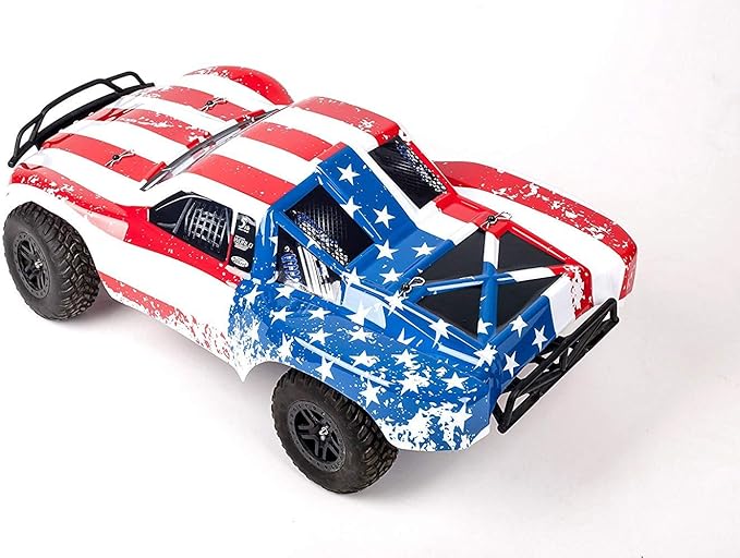 SummitLink Compatible Custom Body Flag Star Style Replacement for 1/10 Scale RC Car or Truck (Truck not Included) SS-FS-01