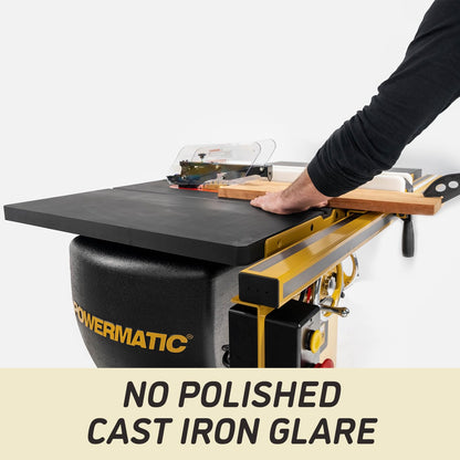 Powermatic ArmorGlide 10-Inch Table Saw, 52-Inch Rip, Extension Table, 1-3/4 HP, 115/230V 1Ph (Model PM1000T)