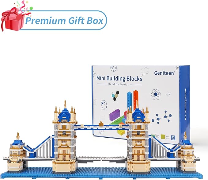 Building Blocks Set London Tower Bridge Model Micro Mini Blocks 3800 PCS Architecture Model Kits