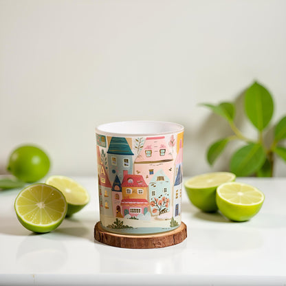 M&SENSE Mint Lime Candles for Home Scented - 10.2 oz Soy Wax Candles Non Toxic 60 Hours Long Burning Funny Candles Home Decor Gifts for Stress Relief, Meditation, Calm, Yoga