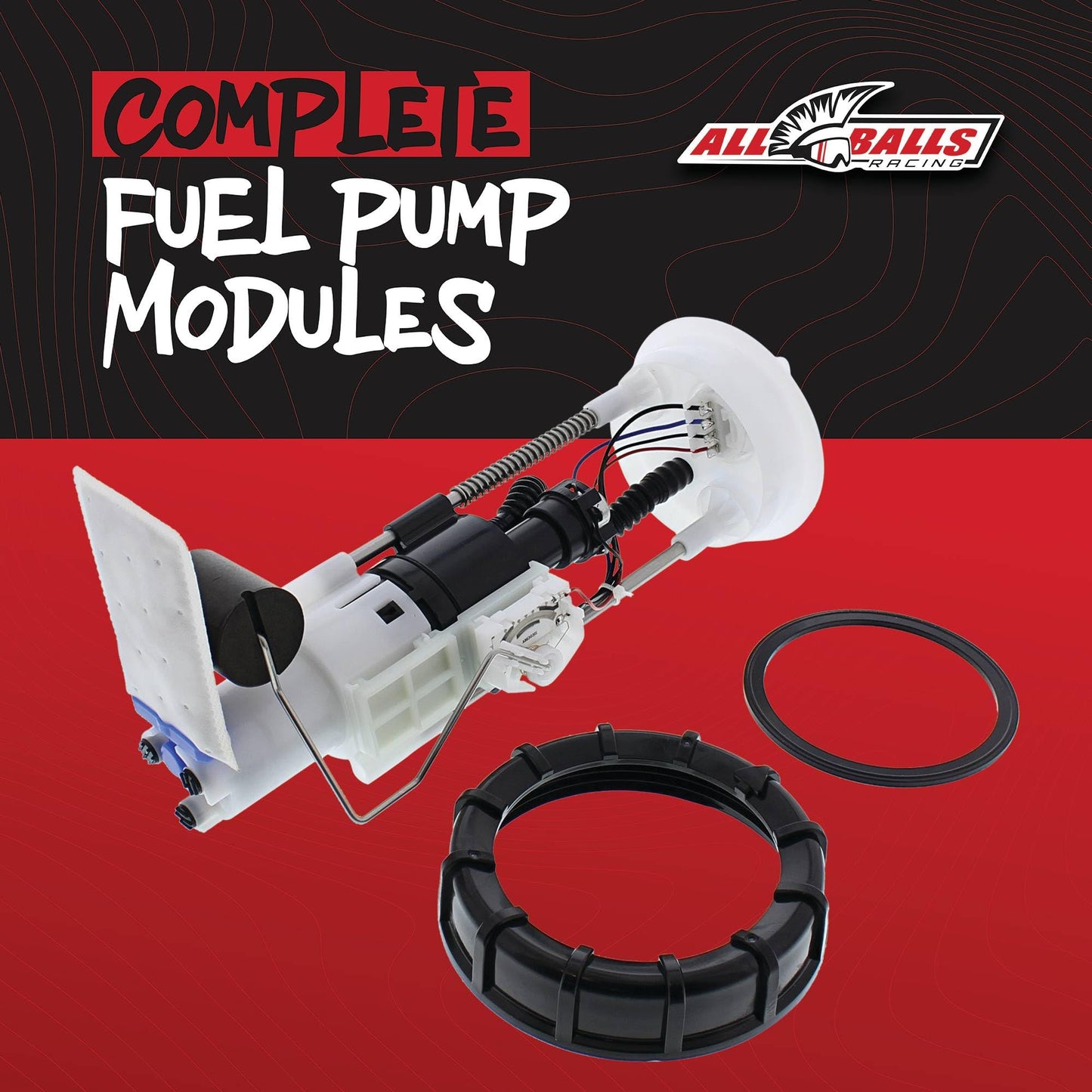 All Balls Racing 47-1011 Fuel Pump Complete Module Compatible With/Replacement For Polaris RZR 4 800 2011-2013, RZR 570 EFI 2012-2013, RZR 800 2011-2013, RZR S 800 2011-2013