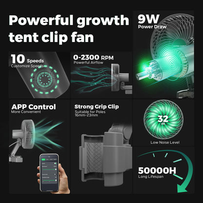MARS HYDRO Smart Grow Tent Kit,3.3 ×3.3 ft,WiFi-Integrated Controller 43,300W TSW2000 4x4 Full Coverage Dimmable Light,40" × 40" × 70" 1680D High Reflective Mylar,6inch 402CFM Auto Ventilation Kit