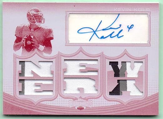 Kevin Kolb 2010 Topps Triple Threads White Whale Autograph Game Worn Patch #TTAR-51 - 1/1 - Philadelphia Eagles