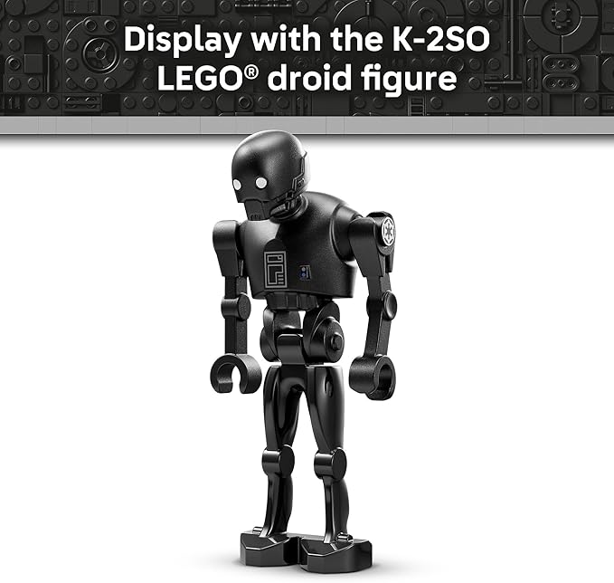 LEGO Star Wars: Andor K-2SO Security Droid - Building Toy for Kids Ages 10+ - Makes a Great Gift for Boys and Girls - Model Kit and Room Decor Idea for Sci-Fi Adventure Fans - 75434