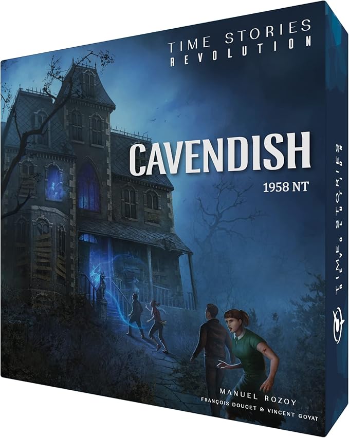 TIME Stories Revolution Cavendish Board Game - A Time-Bending Mystery Adventure Game Cooperative Strategy Game for Kids &amp Adults Ages 12+ 1-4 Players 90 Min Playtime Made by Space Cowboys