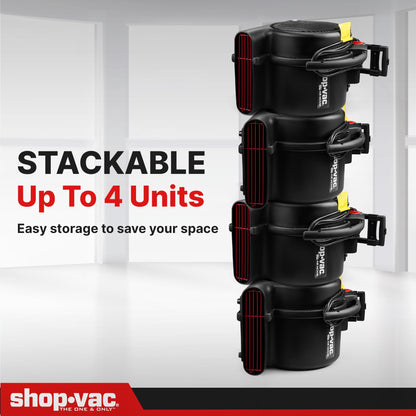Shop-Vac 5430214 1800 CFM Floor Fan, 3-Speed Air Mover, Blower Fan Heavy Duty Stackable, for Home Commercial, and Janitorial Use