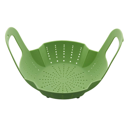 Instant Pot Official Silicone Steamer Basket, Versatile and BPA-Free, Compatible with 6 Qt. and 8 Qt. Cookers, Ideal for Steaming Vegetables, Fish, and More, Dishwasher Safe, Heat Resistant up (Green)
