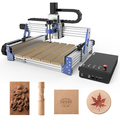 Genmitsu CNC Router Machine PROVerXL 4030 V2 + 52” x 52” (1318 x 1311mm) XY-Axis Extension Upgraded Accessories Kit