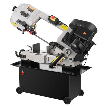 VEVOR Metal Horizontal Band Saw, 7 x 12 in Rectangular Cutting Capacity, 110/220V Vertical Cutting Bandsaw with 1.1 kW Motor, 0-45° Angle Adjustment, Variable Speed, for Metal, Wood, and Plastic