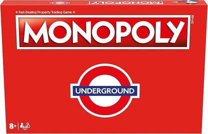 Winning Moves London Underground Monopoly Board Game Oxford Circus Covent Garden Bond Street and Swap Your Way to Success Gift for Children Aged 8+