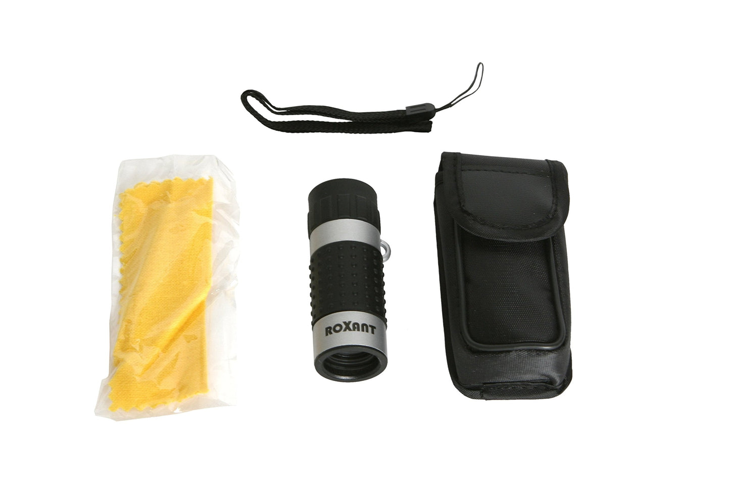 Roxant Mini Monocular Telescope - High Definition Ultra Light Pocket Telescopes - Includes Compact Monoculars, Neck Strap & Cleaning Cloth, Monoculars for Adults, High Powered Handheld Telescope