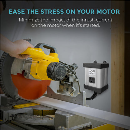 Torque Tamer GS10 Soft Starter Fully Automatic Heavy Duty Universal for Power tools Miter Saw Table Saw Grinder Router Planer etc. (120V, 15A max.)
