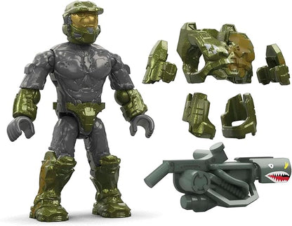 MEGA Halo Infinite Toys Building Set for Kids Floodgate Firefight with 634 Pieces 4 Poseable Micro Action Figures and Accessories Gift Ideas