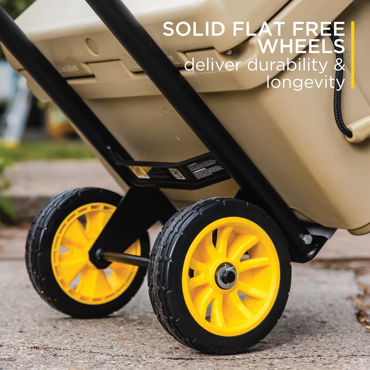 Gorilla 400 lb Capacity Steel Hand Truck, Telescoping Handle, Patented Trailer Locks, 8" No-Flat Wheels, Heavy-Duty Black Hand Truck