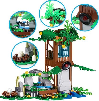 Mesiondy Dinosaurs Building Blocks Set Dinosaur Toys for Age 8-14 YearsDinosaur Park World Birthday Gifts for Boys and Girls (546 Pcs)