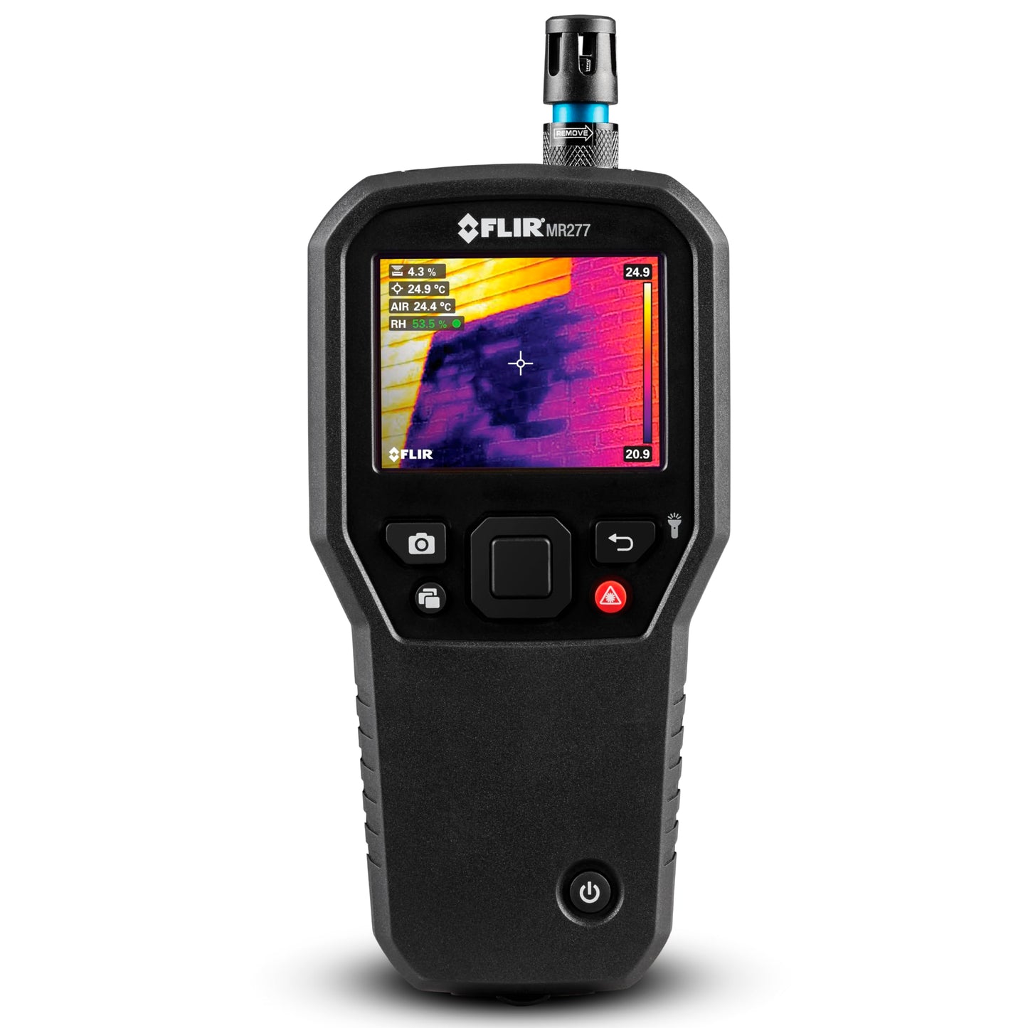 FLIR MR277 Moisture Meter, MSX IR Camera & Hygrometer for Building Inspection