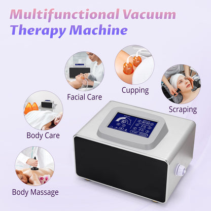 RUTAWZ Commercial Multifunction Butt Lifting Machine, 24 Cups LCD Touch Screen, Facial Care/Cupping/Breast Lift/Hip Lift/Postpartum Recovery for Salon Spa