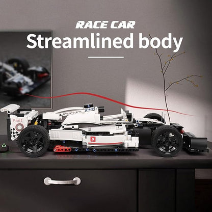 Mould King 13117 Technik Sports Car Model Racing Car Building Blocks Kit 1235 Pcs Collectible Set for Adults Display Model for Home or Office Décor(Static Version)