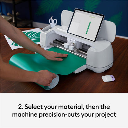 Cricut Maker 3 & Digital Content Library Bundle - Includes 30 Images in Design Space App - Smart Cutting Machine, 2X Faster & 10X Cutting Force, Cuts 300+ Materials, Blue, Leather,Vinyl