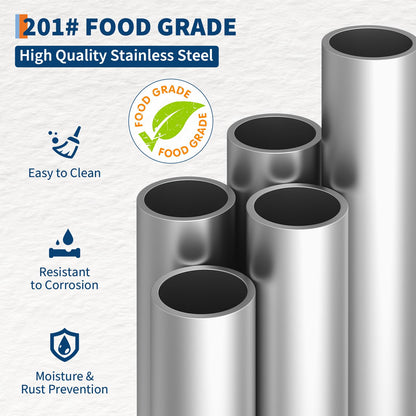 Stainless Steel Table with Drawers, 48" X 24" Heavy Duty Commercial Work & Prep Table with Adjustable Undershelf, Work Tables Workbench for Home Restaurant Kitchen Bar Hotel Garage
