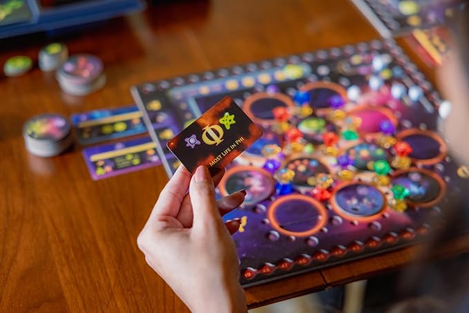 Crafting The Cosmos Board Game - Build The Galaxy with Stellar Resource Management! Sci-Fi Strategy Game for Kids &amp Adults Ages 14+ 2-4 Players 60-90 Minute Playtime Made by Office Dog