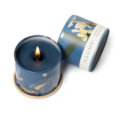 Illume Beautifully Done Essentials Citrus Crush Demi Vanity Tin Scented Candle