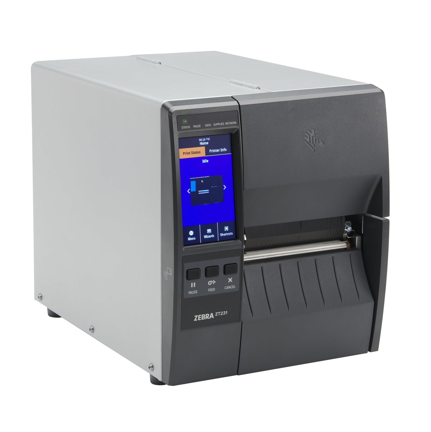 Zebra ZT231 Thermal Industrial Printer 4"| 203 DPI | No Ink Required | USB, Serial, Ethernet | Touch Color LCD | 1 Year Warranty | Thermal Transfer