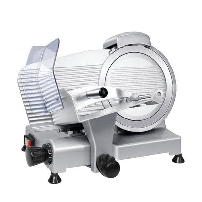 Valley Sportsman 10" Commercial Meat Slicer, Electric Deli Slicer with Adjustable Thickness Stainless Steel Blade, Built-in Sharpener, Food Slicer Machine for Meat/Bread/Cheese, Easy Cleaning