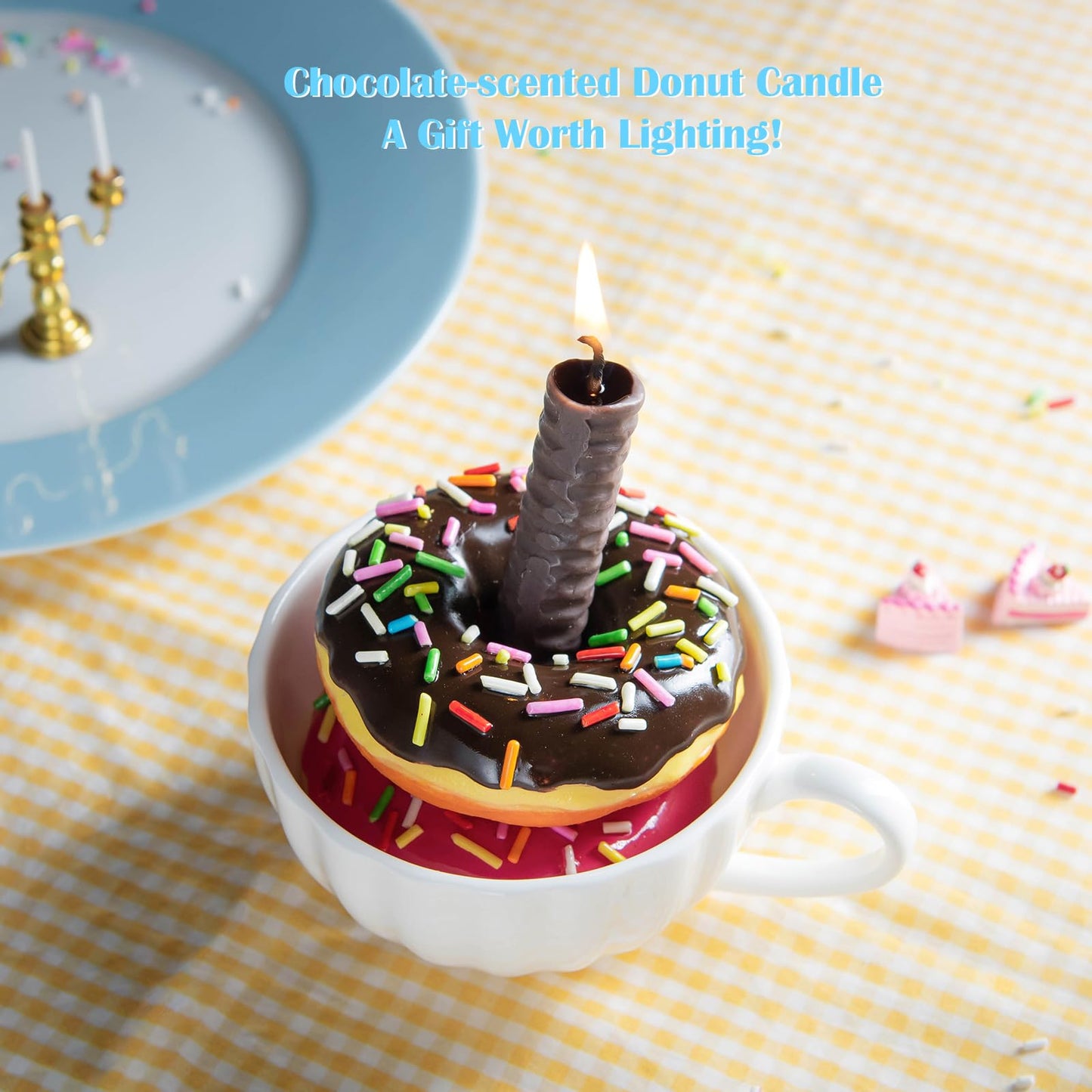 Doughnut Dessert Scented Vegetable Candle