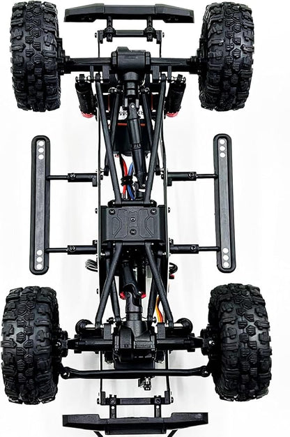 HOBBYPLUS CR-18P V3 Brushless Rushmore in Metallic Cyan - 1/18 Scale RC Truck Crawler with Off-Road RC Trucks Features Portal Axles &amp Metal Gears - Ready-to-Run (1810416-V3)