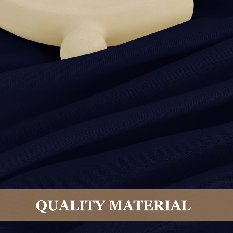 Fitable Navy Rectangle Tablecloths for 6 Foot Tables, 6 Pack - 70 x 108 Inches - Stain Resistant and Washable Table Clothes, Polyester Fabric Table Covers for Wedding, Party, Banquet, Buffect