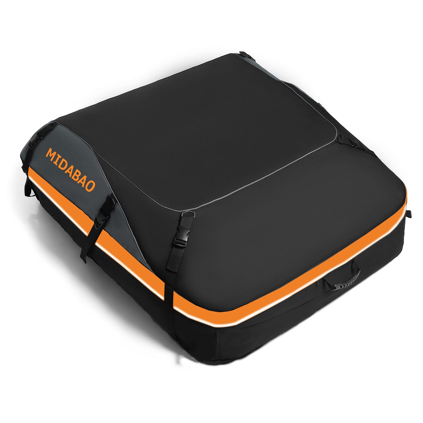 MIDABAO Thickened 20 Cubic Waterproof Duty Car Roof Top Carrier-Car Cargo Roof Bag Car Roof Top Carrier - Easy to Install Soft Rooftop Luggage Carriers with Wide Straps 20 Cubic Feet, ROB01