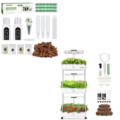 Hydroponics Growing System Indoor Garden with 167pcs Seed Compatible