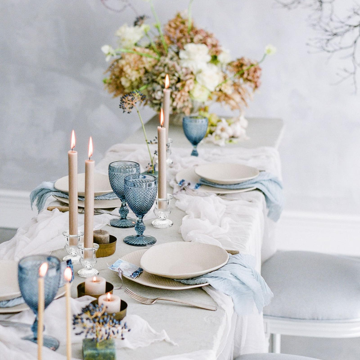 18Pcs Glass Taper Candle Holders Bulk Clear Crystal Candle Stick Candle Holders Elegant Tapered Candlestick Holders Bulk Glass Candlestick for Table Centerpiece Wedding Party Christmas Thanksgiving