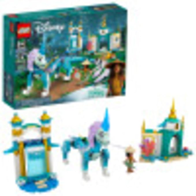 LEGO Disney Raya and Sisu Dragon 43184 A Unique Toy and Building Kit Best for Kids Who Like Stories with Dragons and Adventuring with Strong Disney Characters New 2021 (216 Pieces)