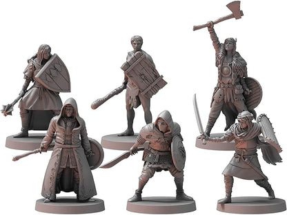 Dark Souls The Roleplaying Game Bundle: Guardian Dragon Silver Knight Great Bowmen Hollow Crossbowmen The Silver and The Dead and Unkindled Heroes 1 &amp 2 (6 Items)