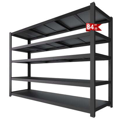 ZEUKMXOO 84" H Garage Shelving,Storage Shelves 3050LBS Heavy Duty Storage Shelves,Adjustable Metal Shelving,for Garage,Warehouse,Basement,Pantry 84" H x 55" W x 24" D