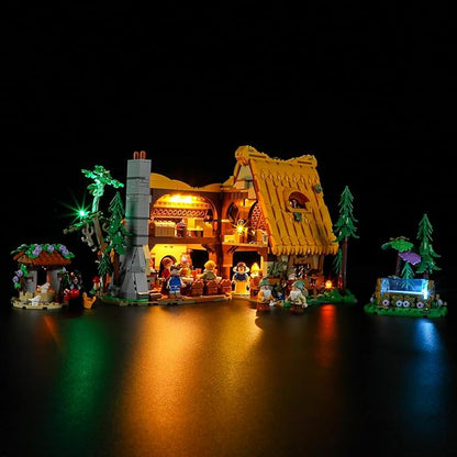 BRIKSMAX Led Lighting Kit for Lego-43242 Snow White and The Seven Dwarfs' Cottage - Compatible with Lego Disney Building Set- Not Include Lego Set