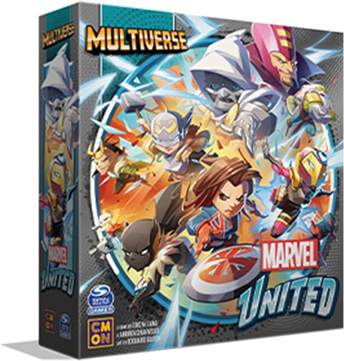 CMON Marvel United: Multiverse Core Box - Standalone Expansion with Highly Detailed Miniatures Cooperative Superhero Board Game for Kids &amp Adults Ages 14+ 1-5 Players 45 Min Playtime Made by