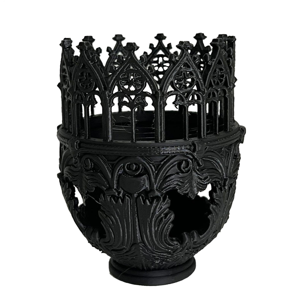 Pillar Candle Holders - Cathedral Design Decor,Candlestick Holder | for Home Dinner Room Fireplace Mantel Farmhouse Wedding