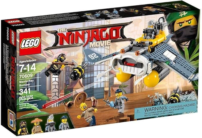 LEGO Ninjago Movie Manta Ray Bomber 70609 Building Kit (341 Piece)