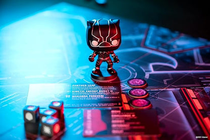 Funko Games Funkoverse: Marvel 100 4-Pack - Black Panther - Marvel Comics - Light Strategy Board Game for Children &amp Adults (Ages 10+) - 2-4 Players - Collectible Vinyl Figure - Gift Idea