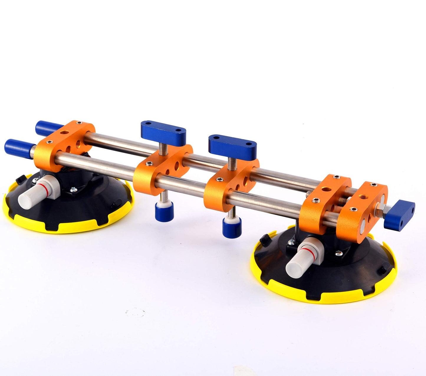 ZUOS A Pairs of Seamless seam Setter with 6" Suction Cups for Seam Joining & Leveling/Professional Countertop, granite， Stone, Marble Slab Installation. (double pole 2 PCS)