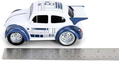 Jada Star Wars R2-D2 Volkswagen Beetle RC Car – 1:32 Scale Simple Function Remote Control Toy Toys